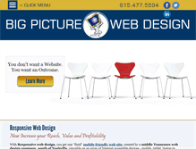 Tablet Screenshot of bigpicturewebdesign.com